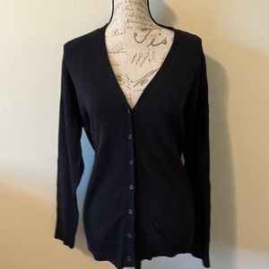 Croft and Barrow Cardigan Black Large